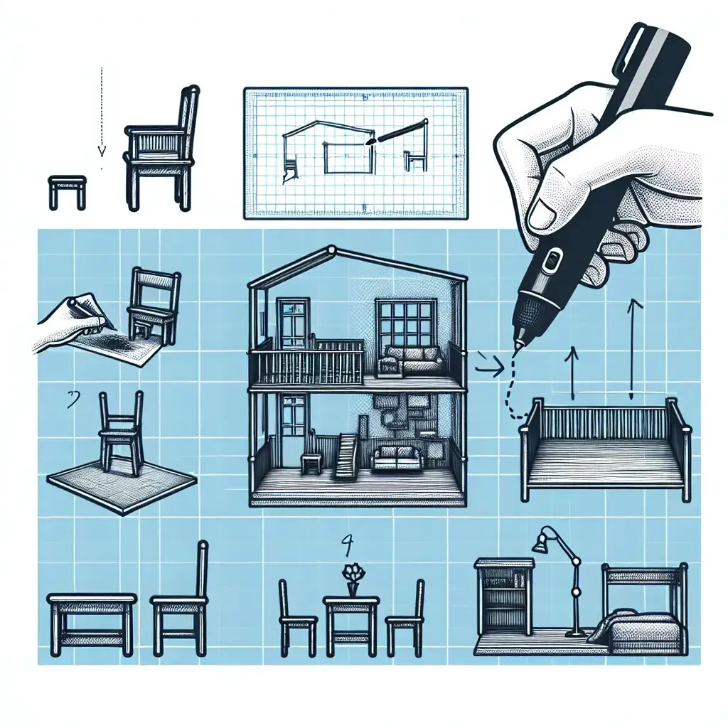 Bisakah Anda membuat furnitur miniatur untuk rumah boneka menggunakan pena 3D?